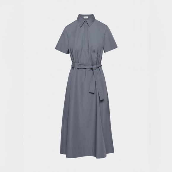 BABATON Aritzia Typist Poplin Cotton Midi Dress Size Medium NWT - Picture 12 of 13